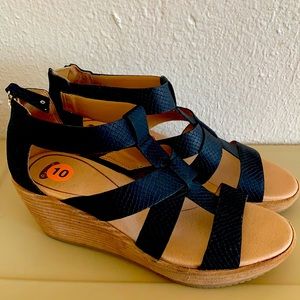 Dr Scholls Black Wedges Shoes